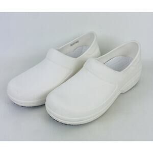 Crocs Triple Comfort Womens Clogs White Neria Pro Clog Shoes Slip Resistant Sz 8